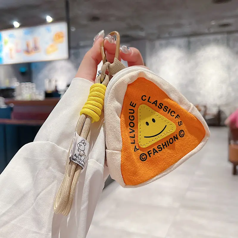 Cute Mini Bag Mushroom Coin Purse Headphone Bag Portable Hook Storage Coin Small School Bag Mobile Phone Pendant Short Rope — feature 9