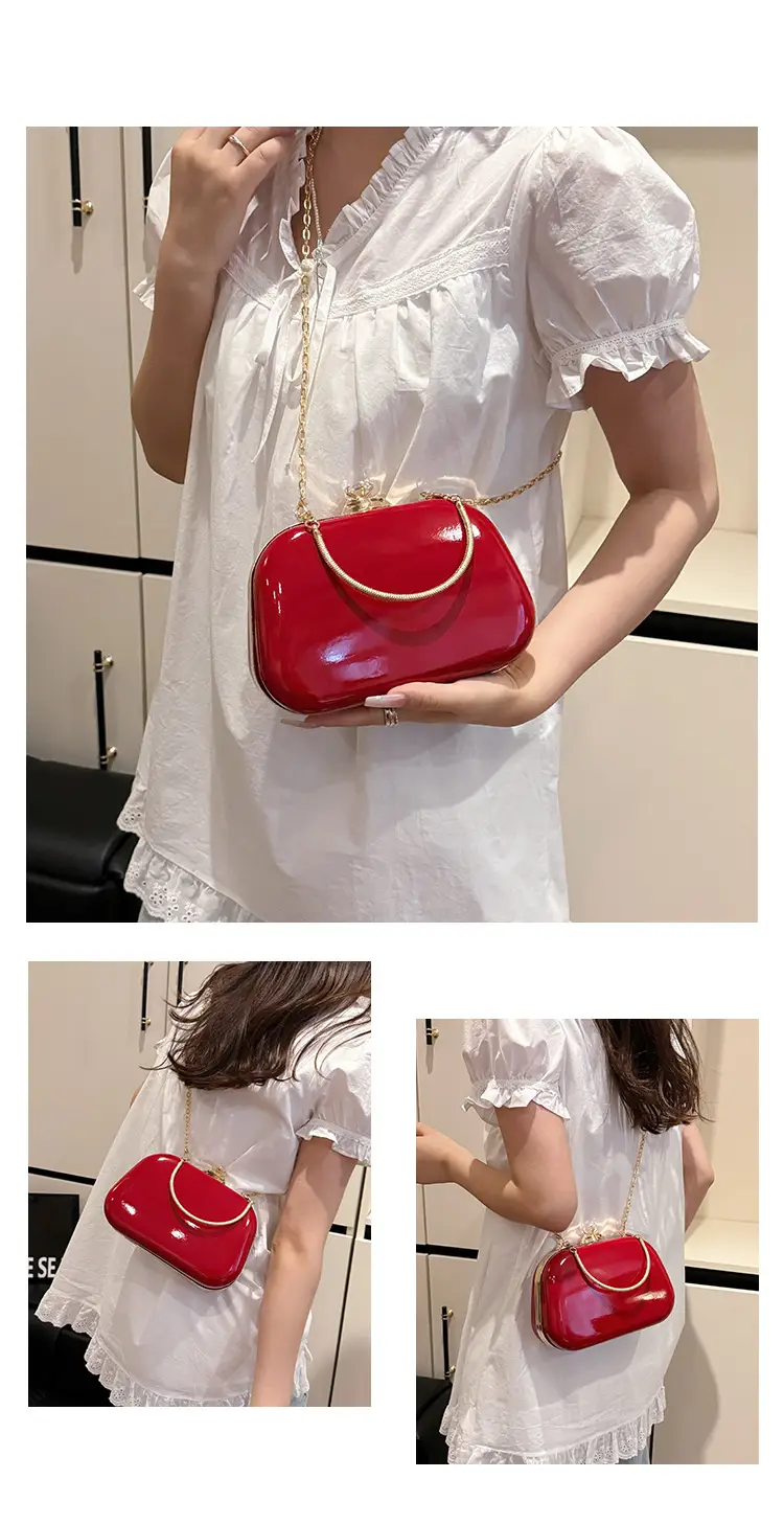 Red Mirror PU Handbag for Women 2025 — feature 12