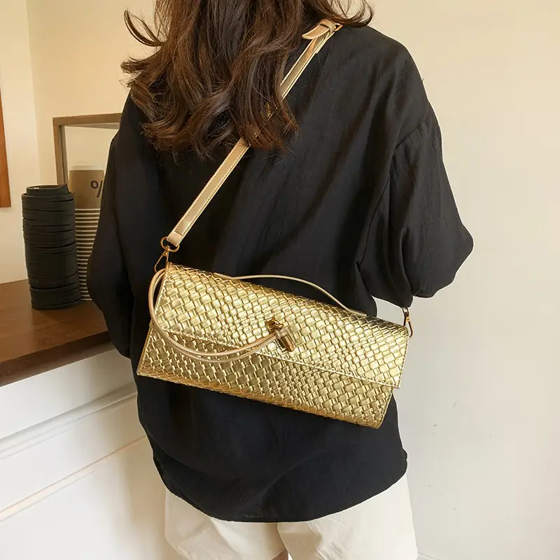 Green Woven Crossbody Bag for Women 2026 - Image 10
