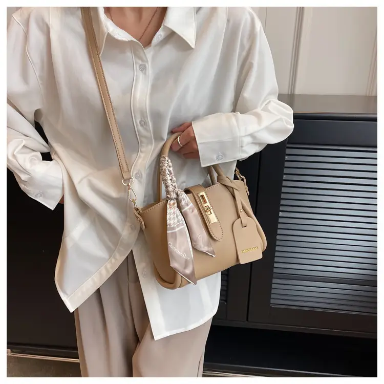 Stylish Cream Textured Shoulder Bag for Women — feature 19