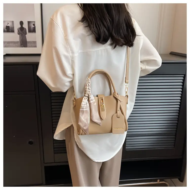 Stylish Cream Textured Shoulder Bag for Women — feature 20