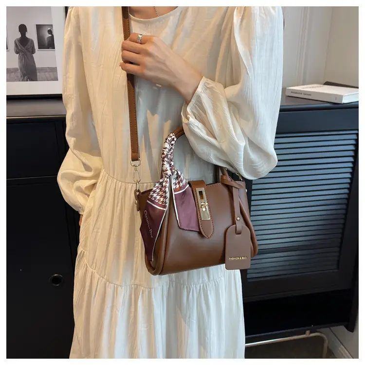 Stylish Cream Textured Shoulder Bag for Women — feature 24