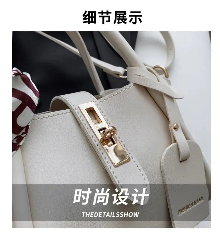 Stylish Cream Textured Shoulder Bag for Women — feature 3