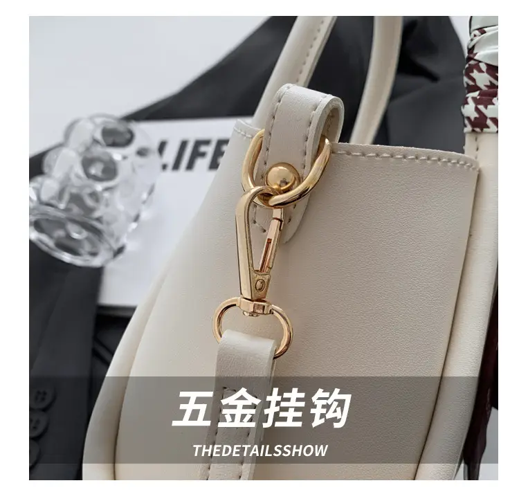Stylish Cream Textured Shoulder Bag for Women — feature 4
