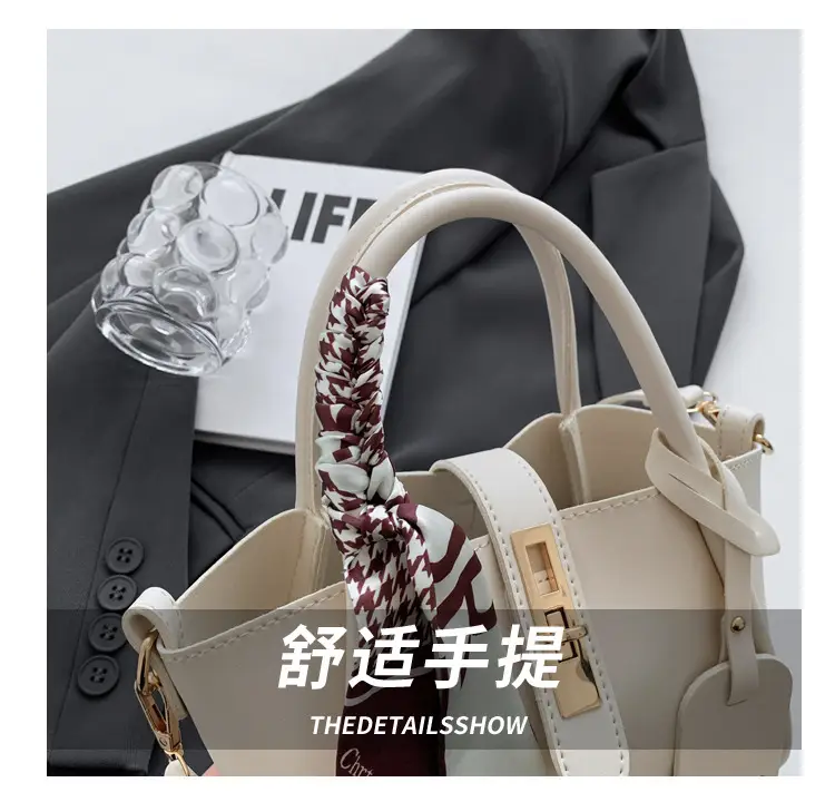 Stylish Cream Textured Shoulder Bag for Women — feature 5