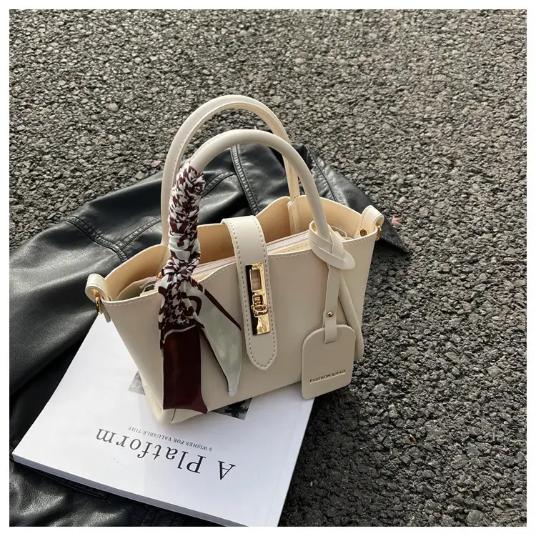 Stylish Cream Textured Shoulder Bag for Women — feature 9