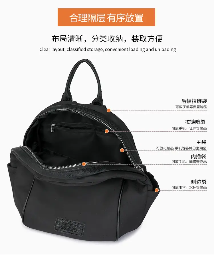 2026 Small School Bag for Women Lightweight Travel Backpack — feature 13