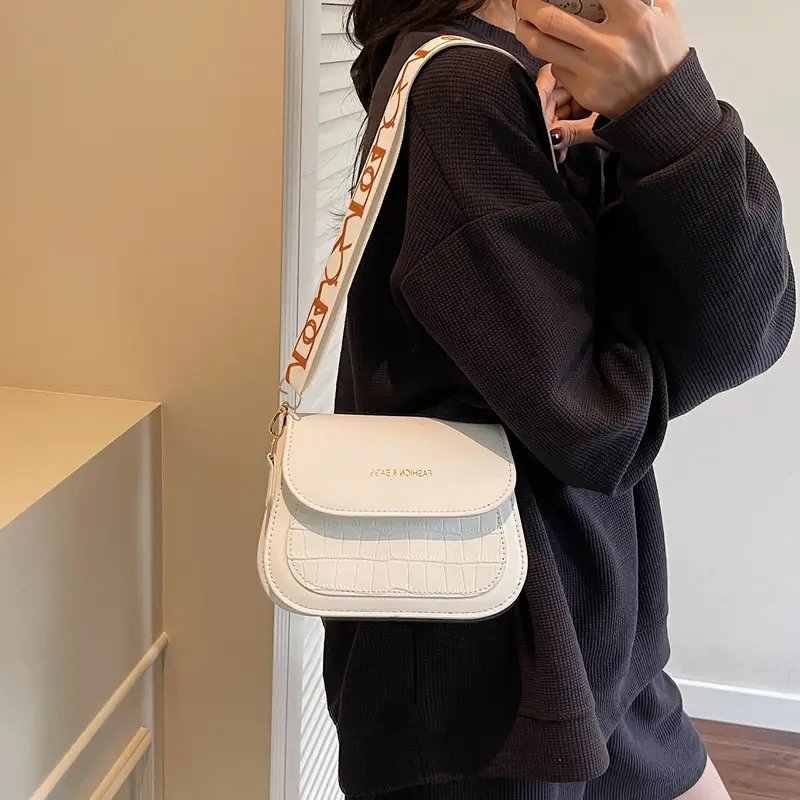 Frosted Crossbody Bag Women Korean Style Tan 2025 - Image 7