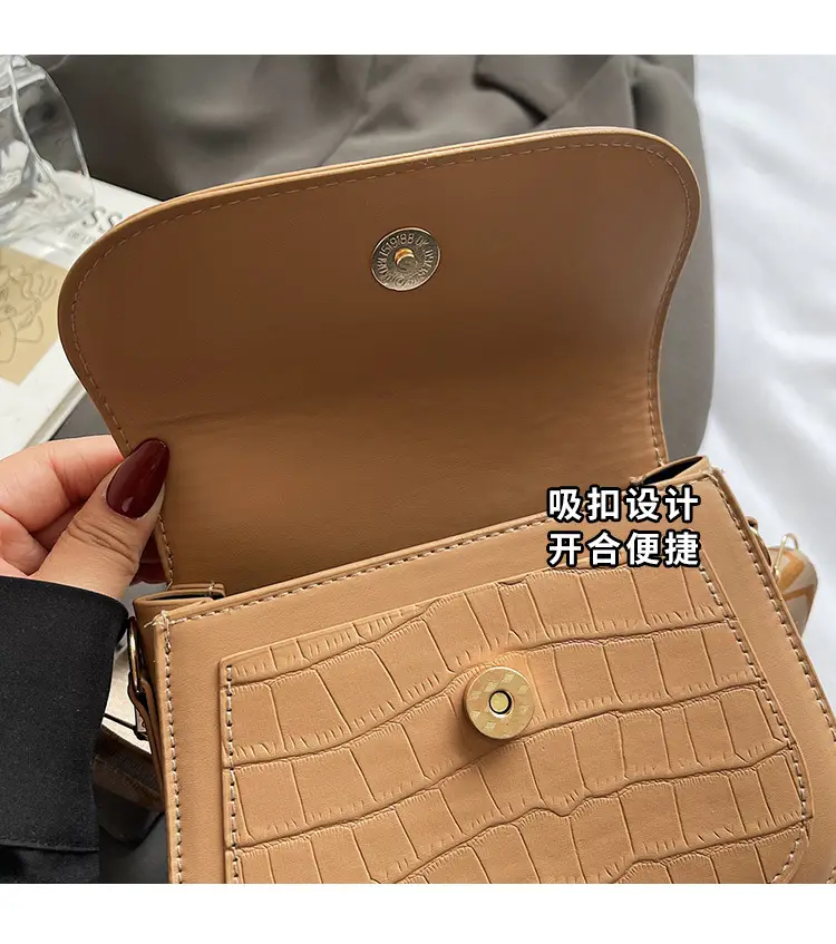Frosted Crossbody Bag Women Korean Style Tan 2025 — feature 6