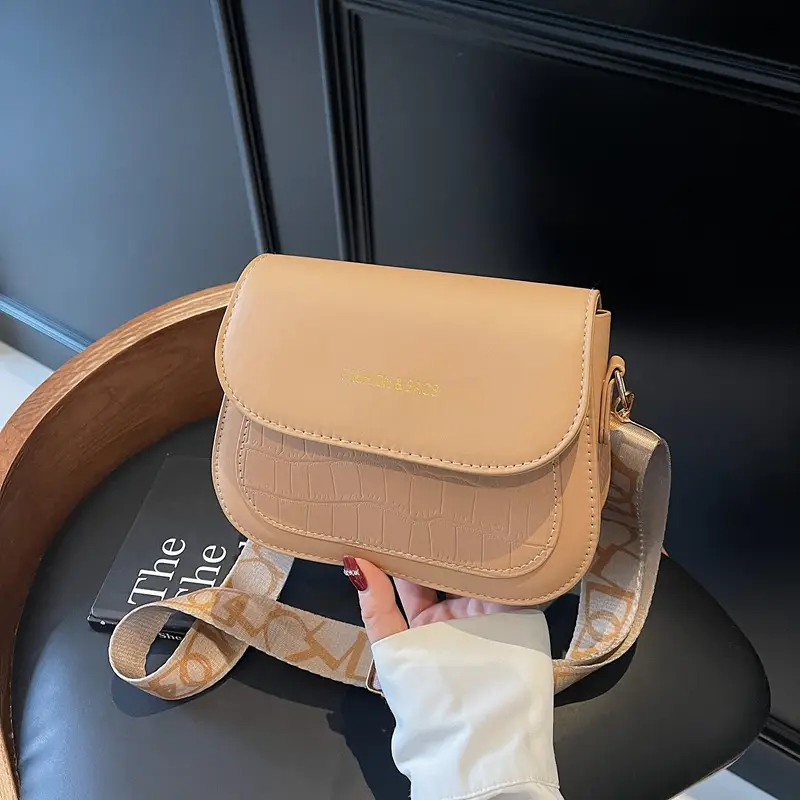 Frosted Crossbody Bag Women Korean Style Tan 2025 - Image 3