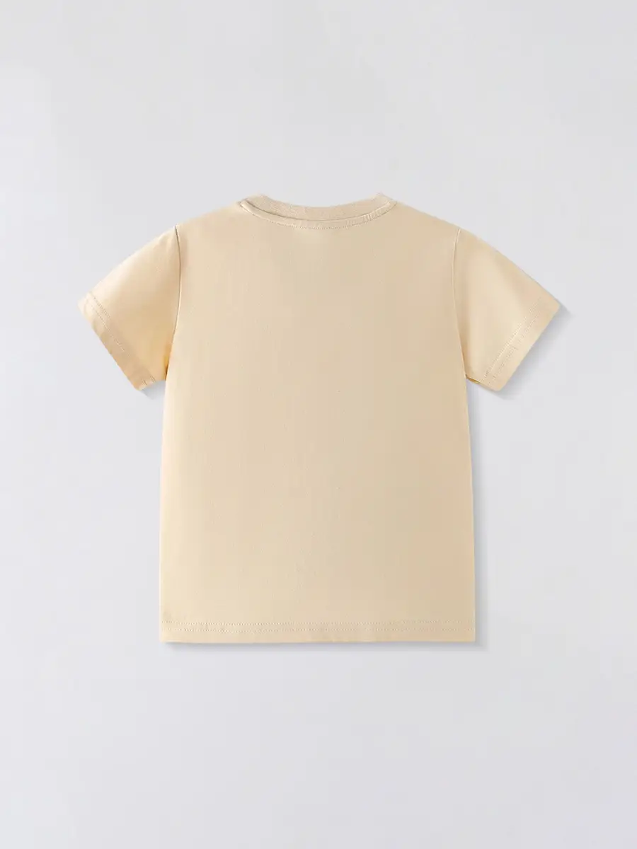 2025 Boys Casual T-Shirt Pure Cotton Cartoon Lobster - Image 3