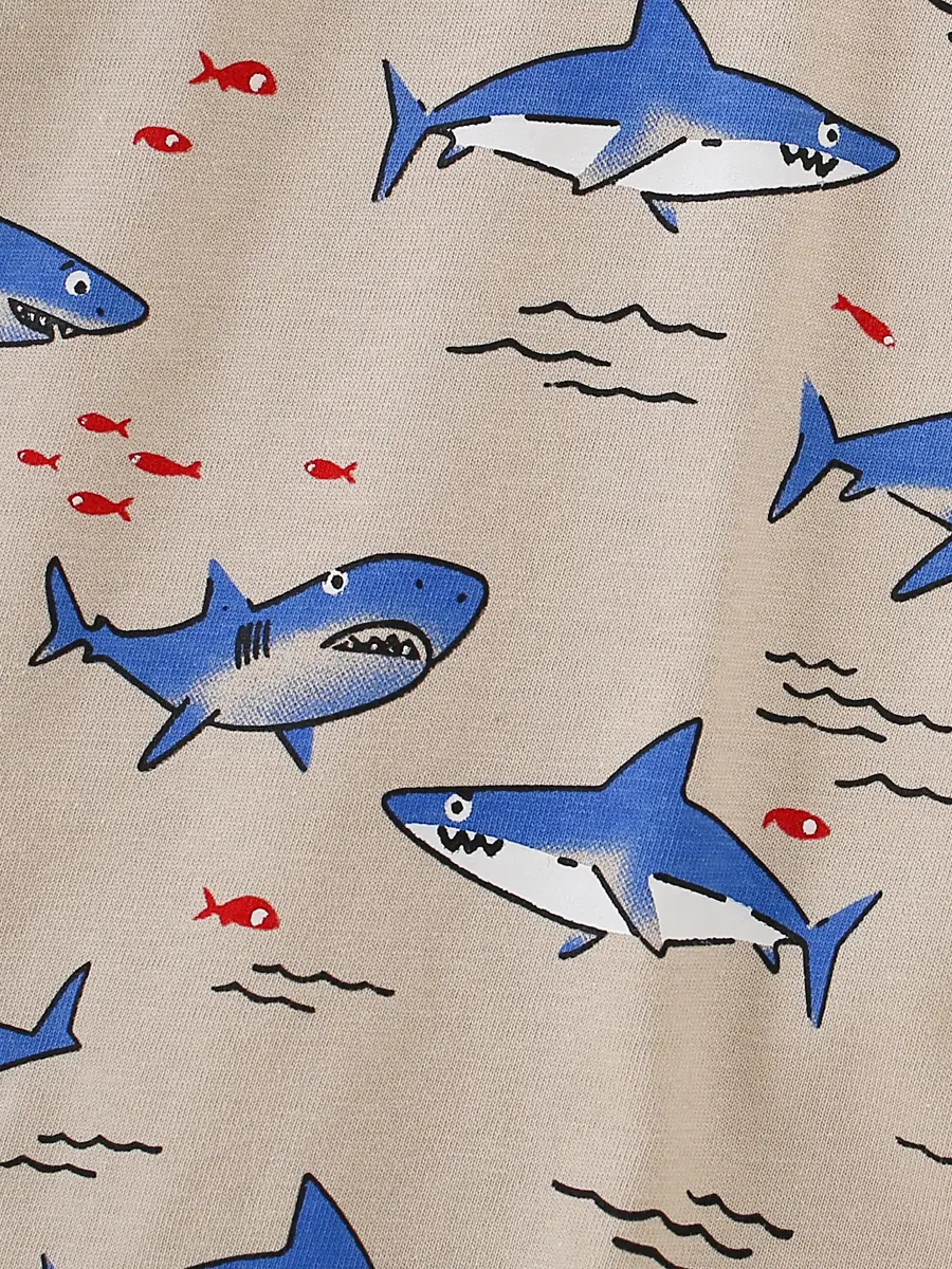 Forest Kingdom Kids T-Shirt Blue Dolphin Print - Image 5