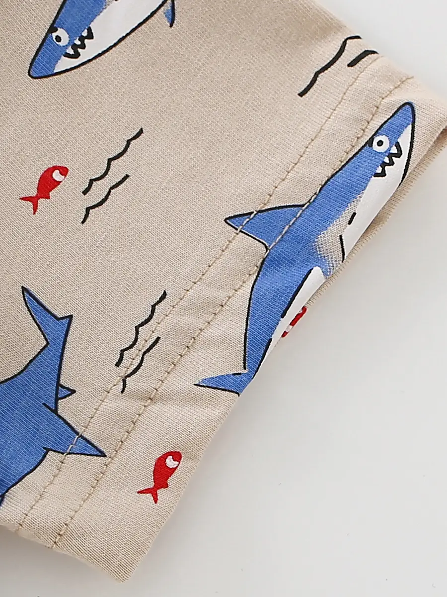 Forest Kingdom Kids T-Shirt Blue Dolphin Print - Image 6