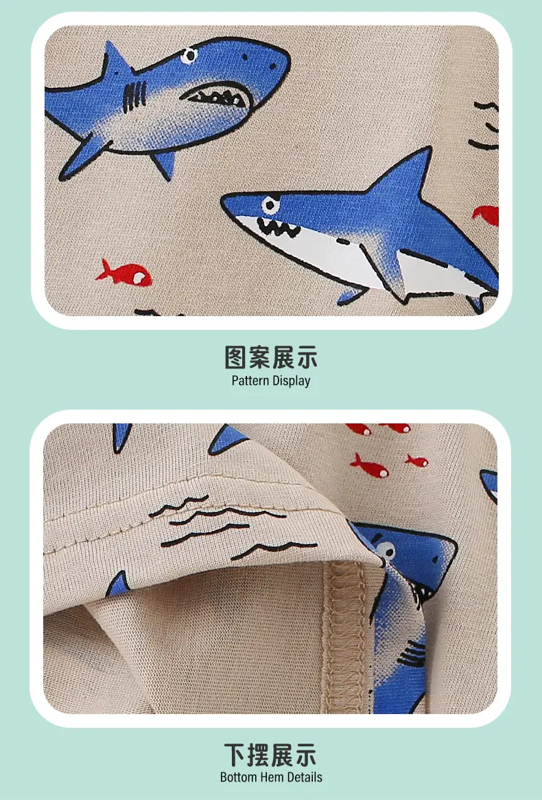 Forest Kingdom Kids T-Shirt Blue Dolphin Print — feature 8