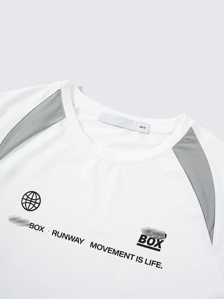 Kids Mesh Cool T-Shirt White Box Ray - Image 8