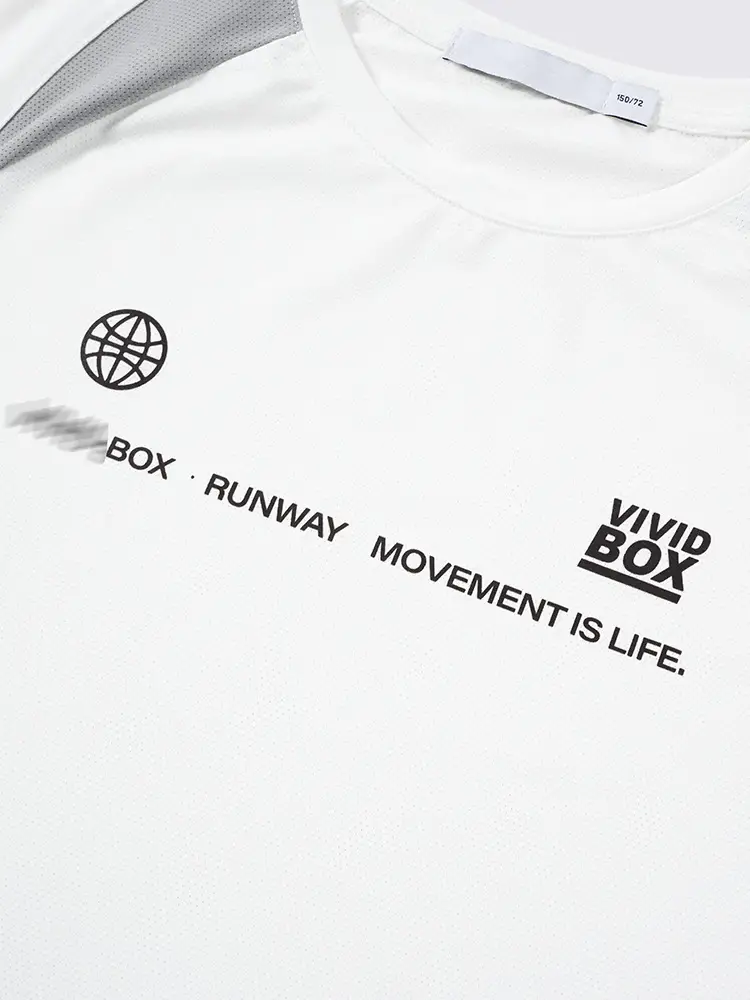 Kids Mesh Cool T-Shirt White Box Ray - Image 9