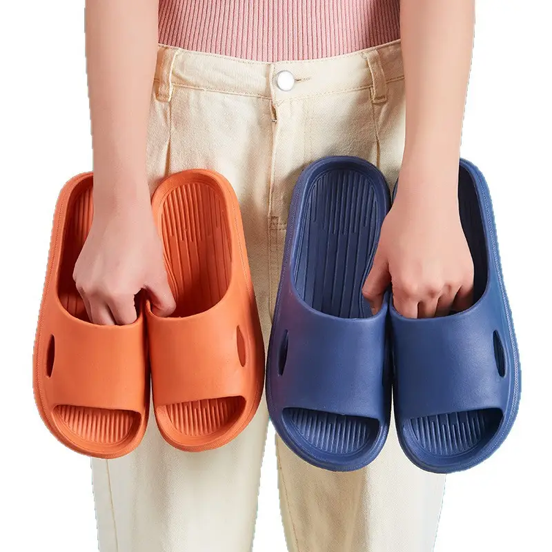 Indoor Home Slippers for Men Eva Household Thick-Soled Slippers for Couples Bathing Non-Slip Anti-Odor Comfortable Lightweight Sandals for Women - Image 14