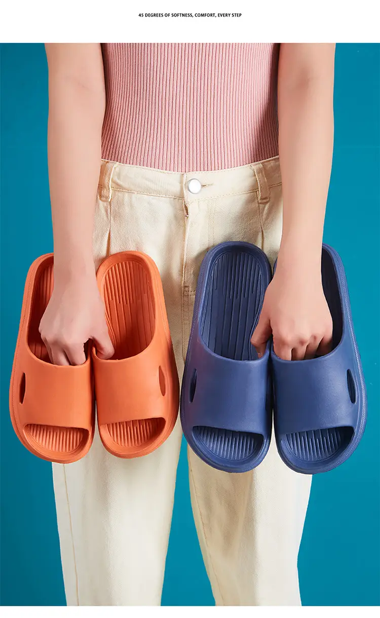 Indoor Home Slippers for Men Eva Household Thick-Soled Slippers for Couples Bathing Non-Slip Anti-Odor Comfortable Lightweight Sandals for Women — feature 14