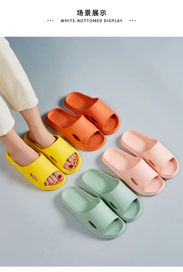 Indoor Home Slippers for Men Eva Household Thick-Soled Slippers for Couples Bathing Non-Slip Anti-Odor Comfortable Lightweight Sandals for Women — feature 15