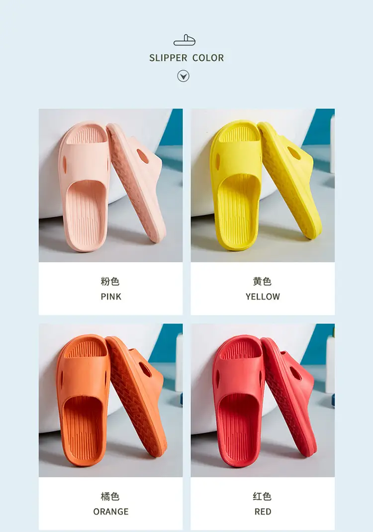 Indoor Home Slippers for Men Eva Household Thick-Soled Slippers for Couples Bathing Non-Slip Anti-Odor Comfortable Lightweight Sandals for Women — feature 2