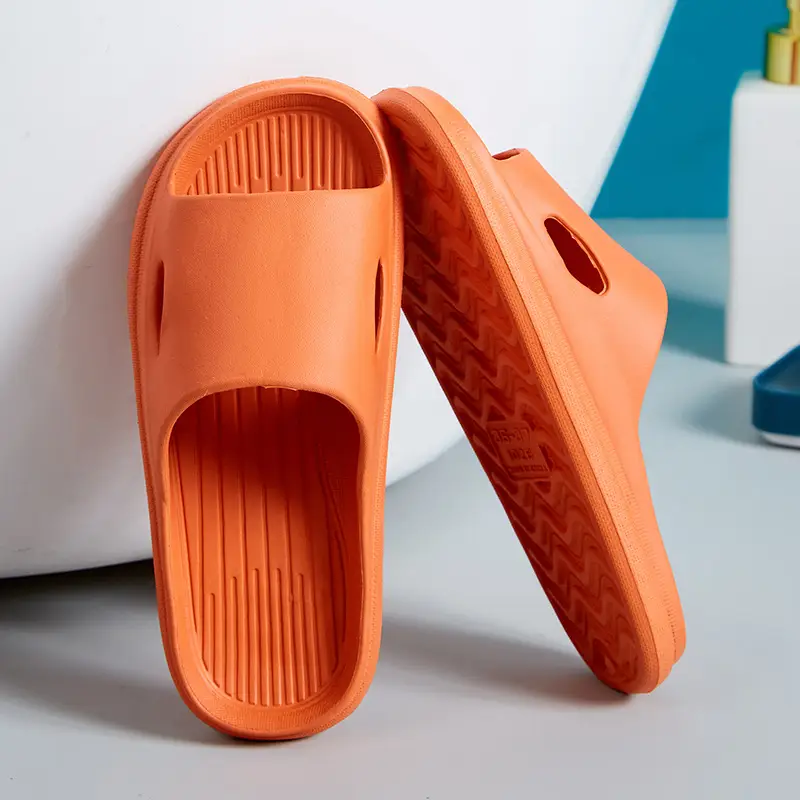 Indoor Home Slippers for Men Eva Household Thick-Soled Slippers for Couples Bathing Non-Slip Anti-Odor Comfortable Lightweight Sandals for Women - Image 4