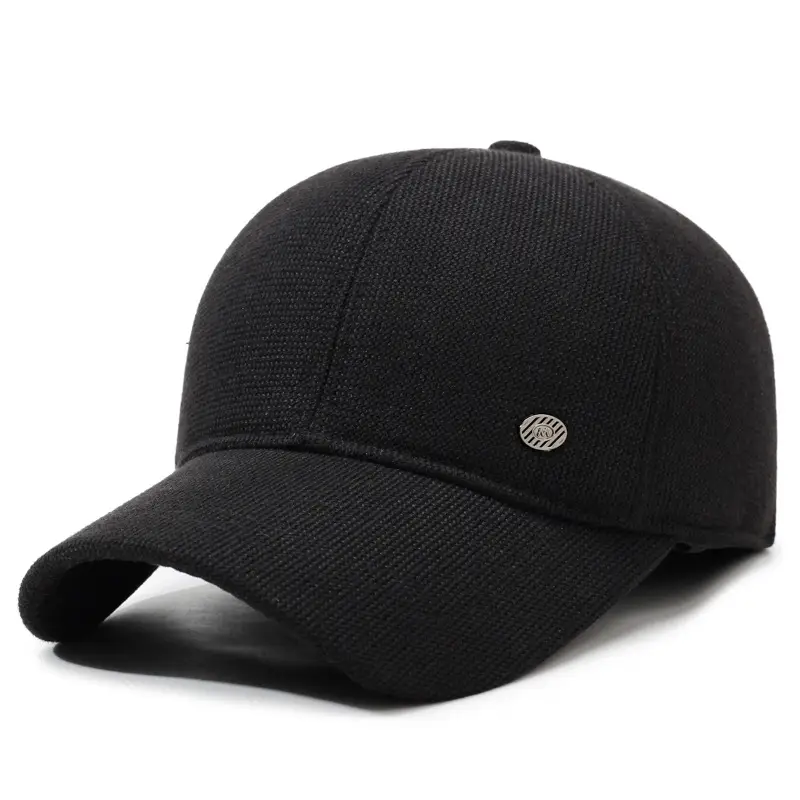 Warm Fleece Lined Baseball Cap for Men - Image 2