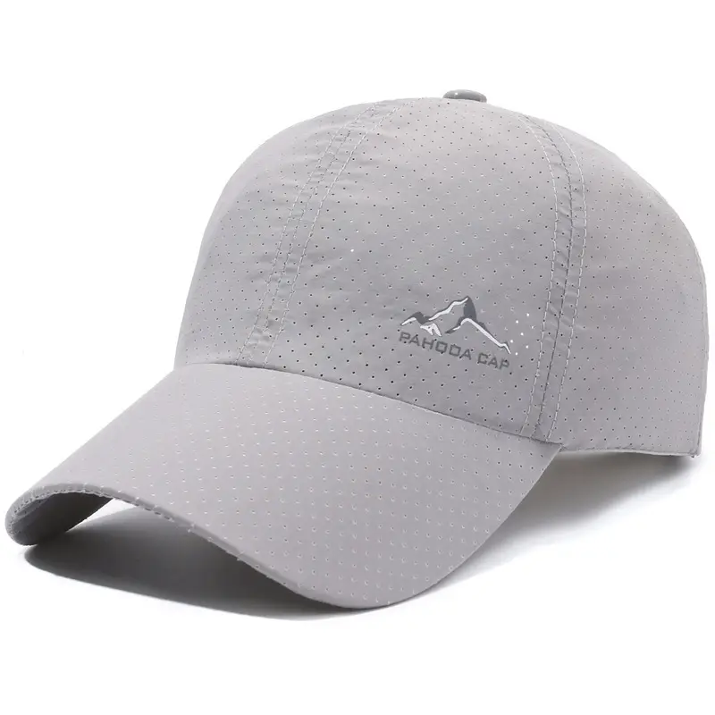 Black Quick-Dry Sports Running Cap Sun Protection - Image 12