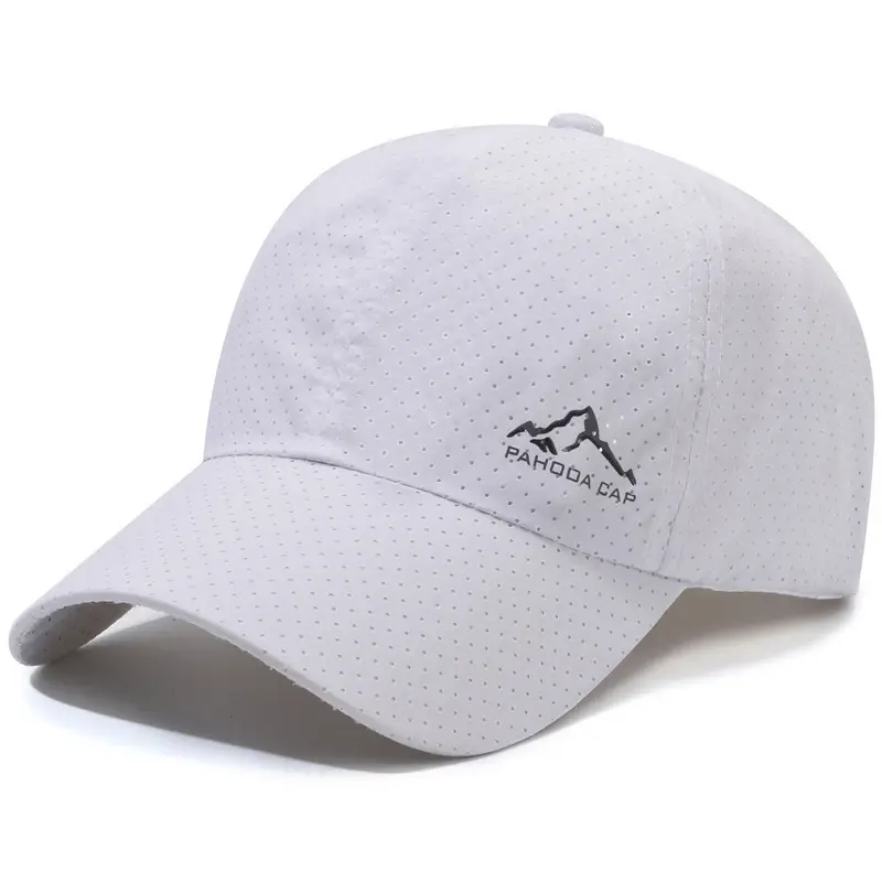 Black Quick-Dry Sports Running Cap Sun Protection - Image 2