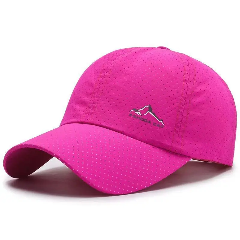 Black Quick-Dry Sports Running Cap Sun Protection - Image 3