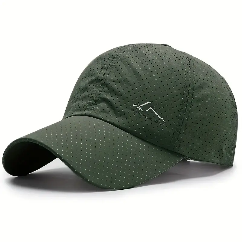Black Quick-Dry Sports Running Cap Sun Protection - Image 7
