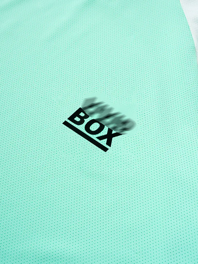 Kids Cotton T-Shirt Mint Green Quick-Dry Sporty Design - Image 10