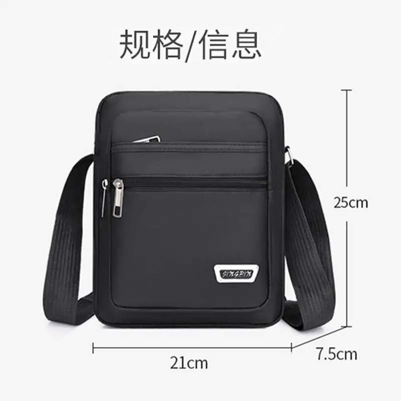 Men's Waterproof Crossbody Bag with 6 Latches - Image 10