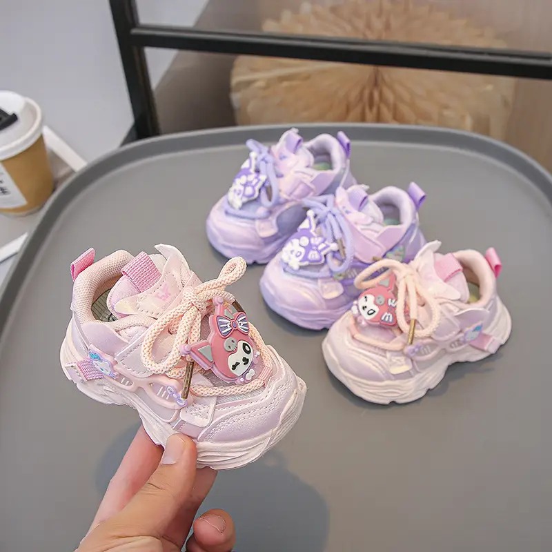 2025 Spring and Autumn New Single Toddler Beginner Baby Shoes 1-2 Years Old Baby Shoes Soft Sole Anti-Slip Sports Shoes - Image 3