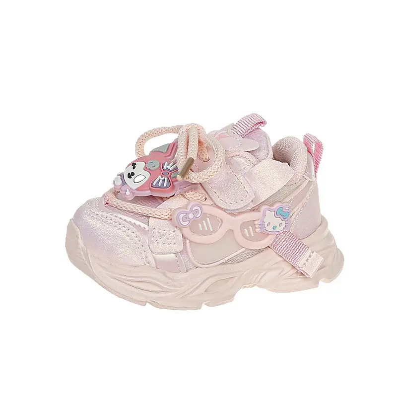 2025 Spring and Autumn New Single Toddler Beginner Baby Shoes 1-2 Years Old Baby Shoes Soft Sole Anti-Slip Sports Shoes - Image 7