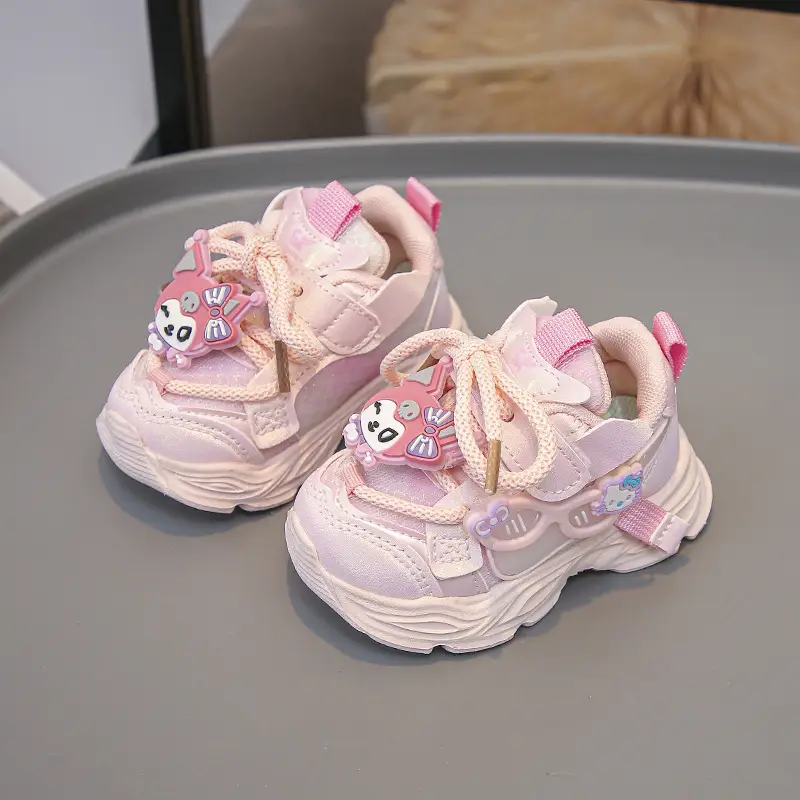 2025 Spring and Autumn New Single Toddler Beginner Baby Shoes 1-2 Years Old Baby Shoes Soft Sole Anti-Slip Sports Shoes — feature 8