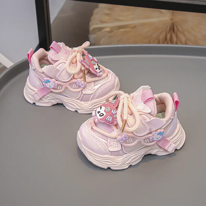 2025 Spring and Autumn New Single Toddler Beginner Baby Shoes 1-2 Years Old Baby Shoes Soft Sole Anti-Slip Sports Shoes — feature 9