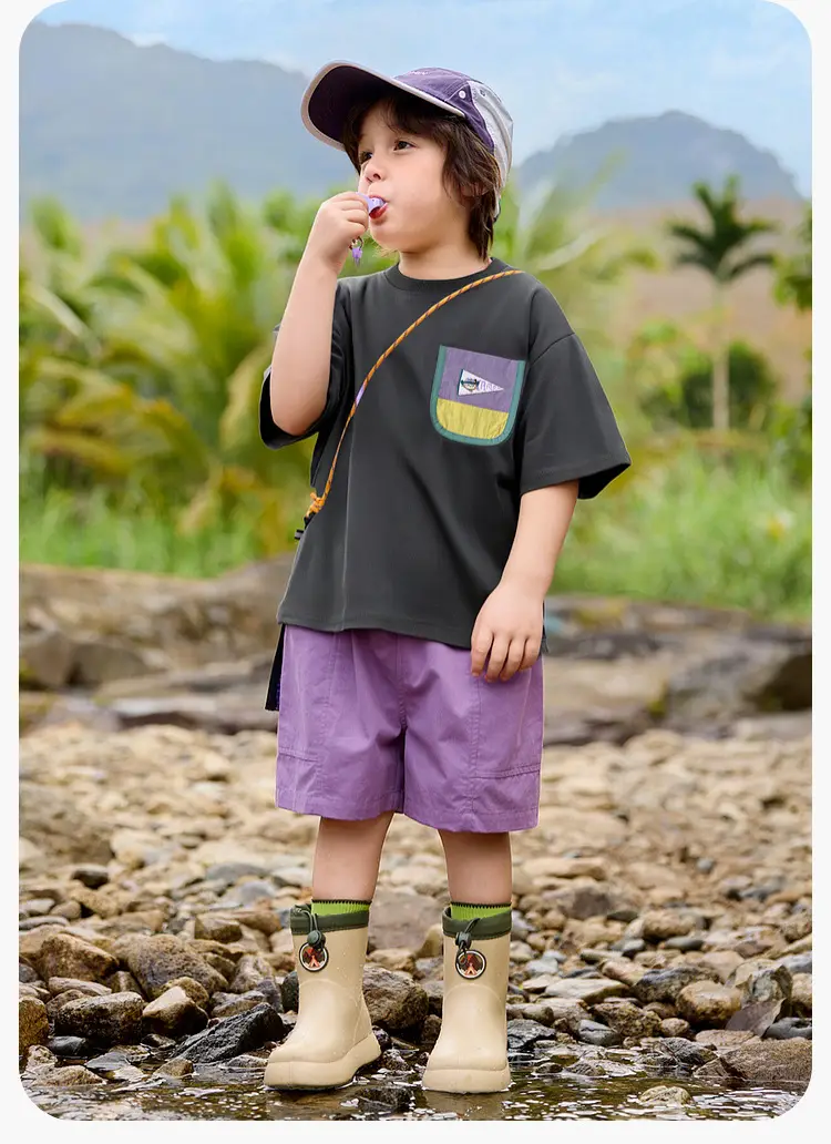 Dudu Baby Summer T-Shirt Boys Cargo Shorts Set — feature 16