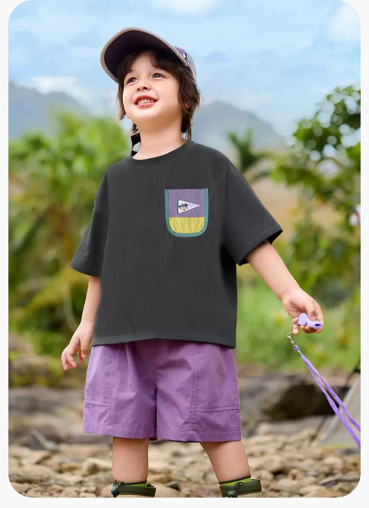 Dudu Baby Summer T-Shirt Boys Cargo Shorts Set — feature 18