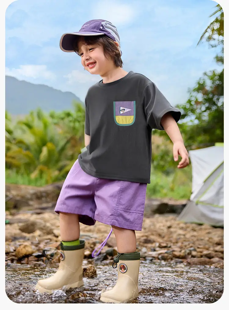Dudu Baby Summer T-Shirt Boys Cargo Shorts Set — feature 19