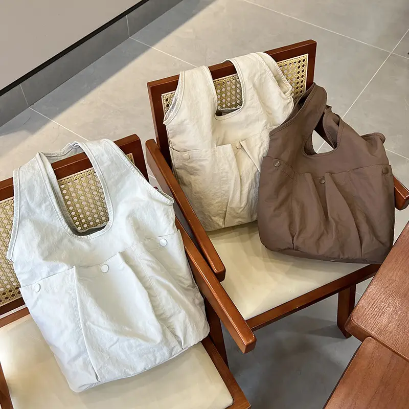Women's Brown Textured Shoulder Tote Bag 2025 Spring New Style - Image 5