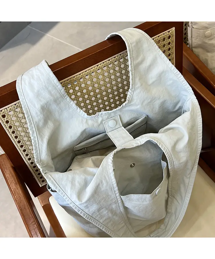 Women's Brown Textured Shoulder Tote Bag 2025 Spring New Style — feature 4