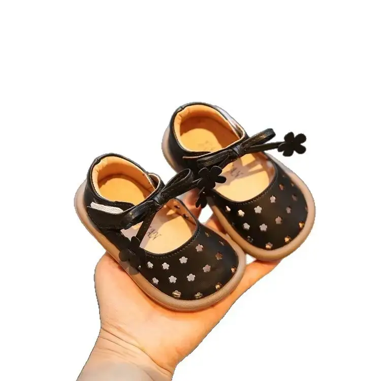 Princess Hollow Flower Velcro Baby Shoes for Kids