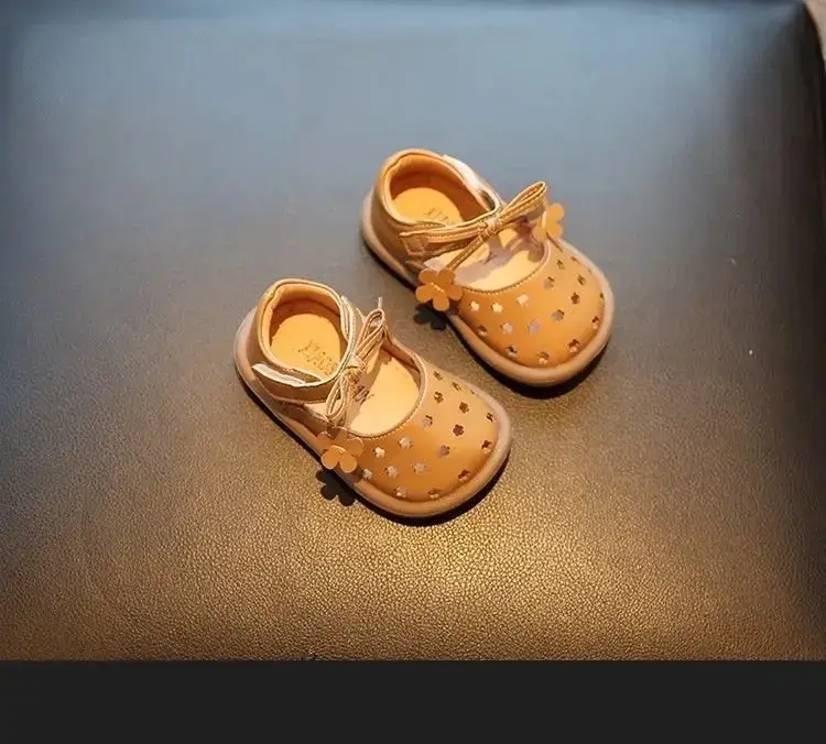 Princess Hollow Flower Velcro Baby Shoes for Kids — feature 12