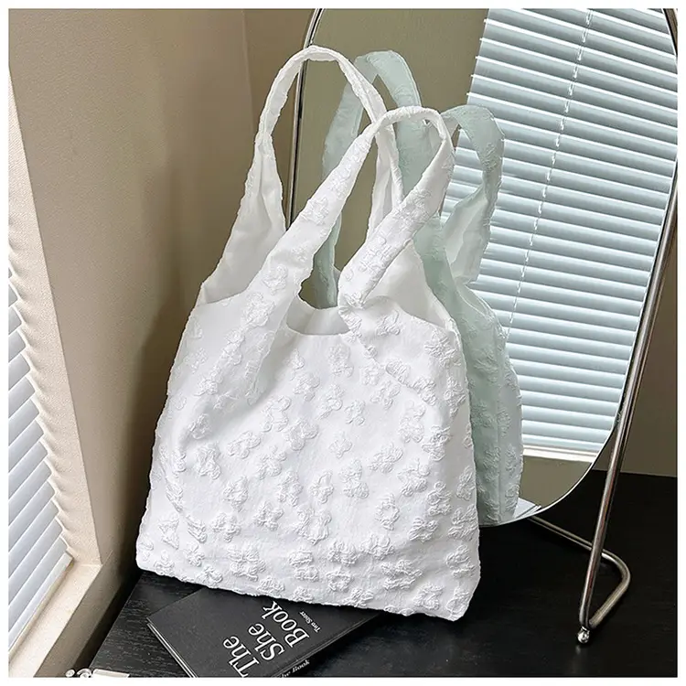 Pink Floral Shoulder Bag for Women Summer Carry — feature 11