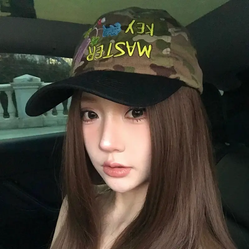 Women Camouflage Baseball Cap Wide Brim Duck Cap 2025 - Image 5