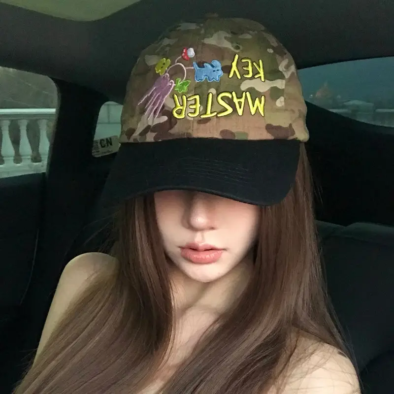 Women Camouflage Baseball Cap Wide Brim Duck Cap 2025 - Image 6