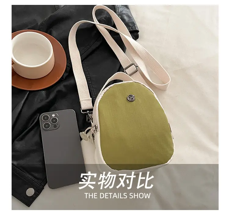 Lightweight Waterproof Mini Crossbody Bag Green Women — feature 10