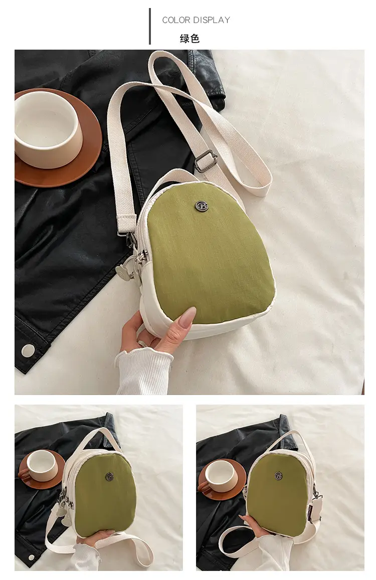 Lightweight Waterproof Mini Crossbody Bag Green Women — feature 15