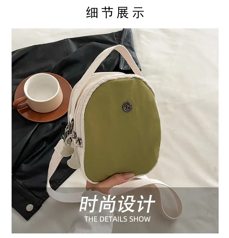 Lightweight Waterproof Mini Crossbody Bag Green Women — feature 5