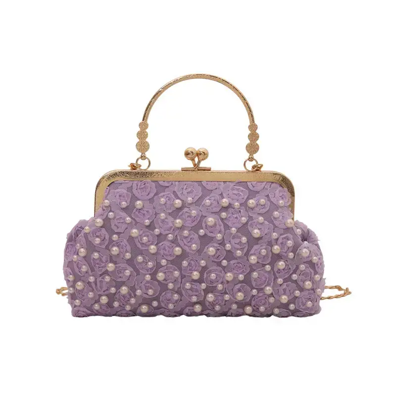 Korean Style Crossbody Pearl Bag for Women - Image 9